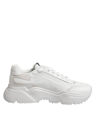 Dolce & Gabbana White Daymaster Low Top Mens Sneakers Shoes