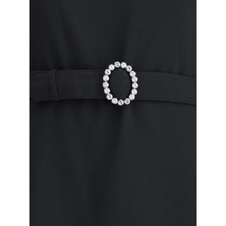 Saint Laurent Sablè mini Dress with cut nude back