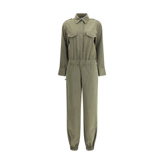 Ella Green Cotton Jumpsuit