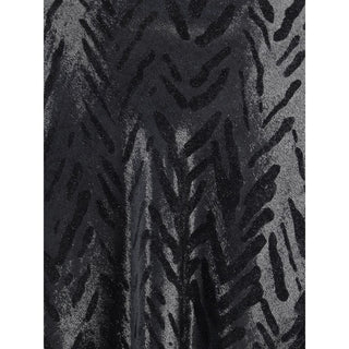 Giorgio Armani Velvet Shawl with fringes
