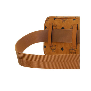 MCM Brown Cotton Shoulder Bag