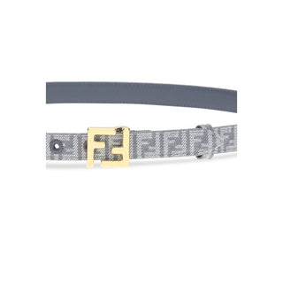 Fendi FF embroidered denim Belt