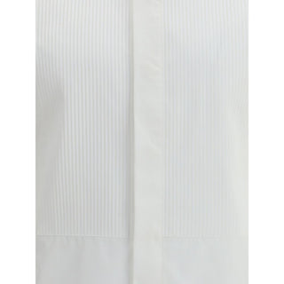 Finamore White Cotton Dress Shirt