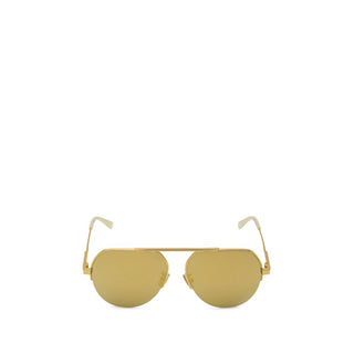Bottega Veneta Gold Metal Sunglass
