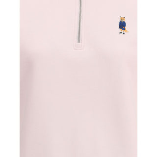 Maison Kitsuné Dressed Fox high neck and zip Sweatshirt