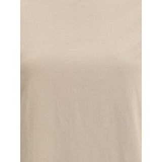 Brunello Cucinelli Beige Elastane T-Shirt