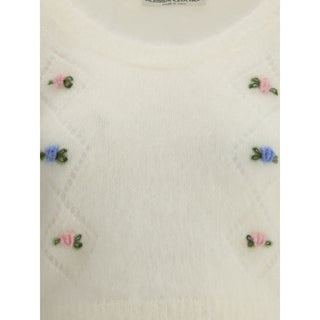 Alessandra Rich Short sleeve mohair Sweater