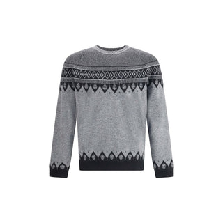 Alexander McQueen Jacquard pattern with skulls Sweater