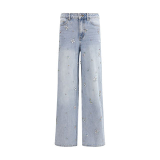 Self-Portrait Wide leg Jeans