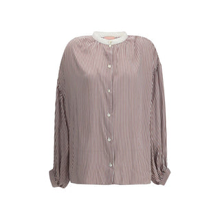 Kristina Ti Striped Shirt with wide sleeves