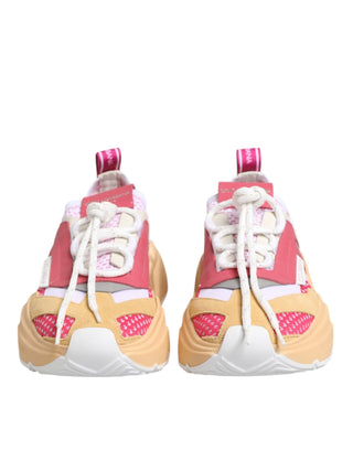 Dolce & Gabbana Multicolor Leather Daymaster Low Top Sneakers Shoes