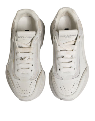 Dolce & Gabbana White Daymaster Low Top Sneaker Shoes