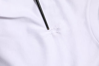 Dolce & Gabbana White Cotton Logo Patch Crew Neck Men T-shirt