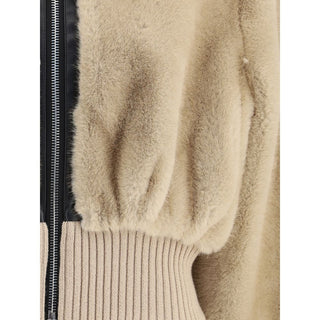 PINKO Faux fur bomber Jacket