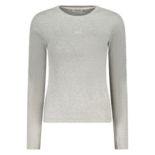 Guess Jeans Gray Cotton Women T-Shirt