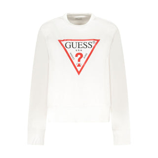 Guess Jeans White Cotton Women Sweater