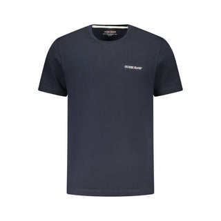 Guess Jeans Blue Cotton Men T-Shirt