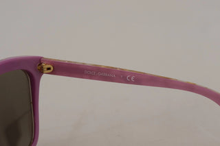 Dolce & Gabbana DG4251 Violet Full Rim Rectangle Frame Shades Sunglasses