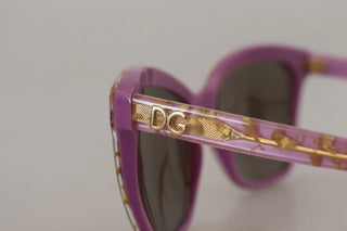 Dolce & Gabbana DG4251 Violet Full Rim Rectangle Frame Shades Sunglasses