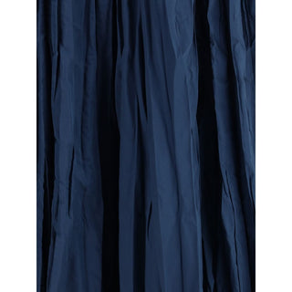 Sara Roka Crinkle-effect design pleated midi Skirt