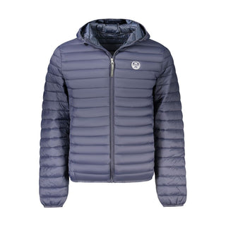 North Sails Blue Polyester Men Jacket