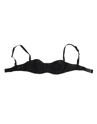 Dolce & Gabbana Black Lace Underwire Bra Lingerie Underwear