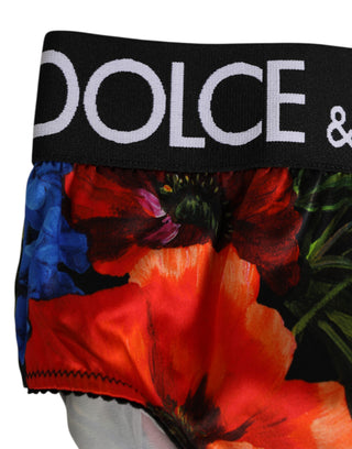 Dolce & Gabbana Multicolor Floral Print High Waist Panty Underwear