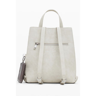 Desigual Beige Polyethylene Women Backpack