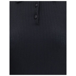 Dolce & Gabbana Ribbed Polo Sweater