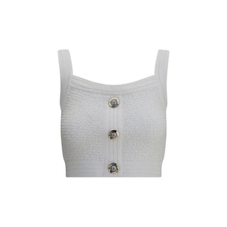 Balmain Tweed crop Top
