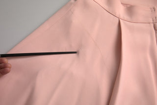 Dolce & Gabbana Light Powder Rose Viscose Pleated Skirt