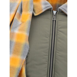 MARBELL Maxi-scarf Puffer Jacket