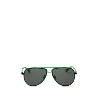 Bottega Veneta Green Metal Sunglass