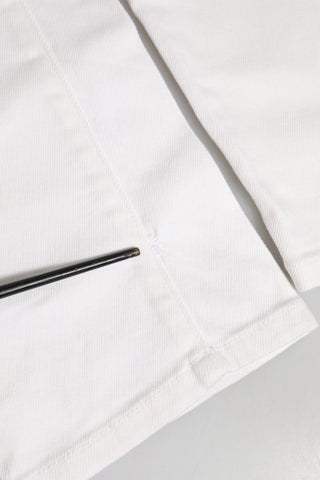 Dolce & Gabbana Off White Cotton Stretch Slim Fit Denim Jeans