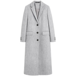Made in Italy Gray Wool Women Coat