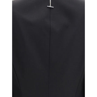 Alexander McQueen Black Wool Coat