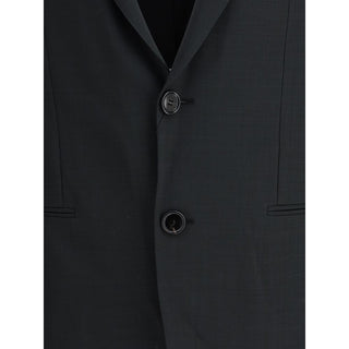 Ami Paris Gray Fleece Wool Clothing