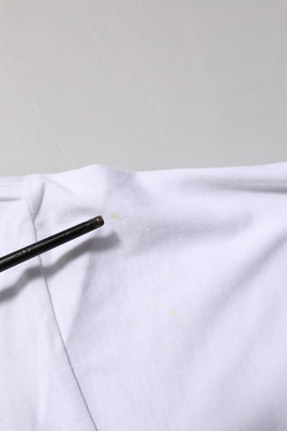 Dolce & Gabbana White Graphic Print Cotton CrewNeck T-shirt