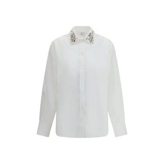 Alexander McQueen White Cotton Dress Shirt