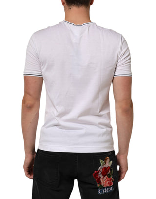 Dolce & Gabbana White Short Sleeves Round Neck Men Underwear T-shirt