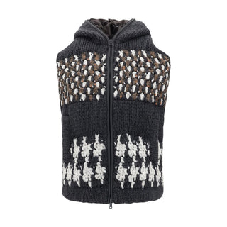 Brunello Cucinelli Gray Cashmere Clothing