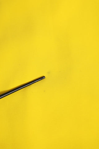 Dolce & Gabbana Yellow Polyester Sleeveless Sheath Midi Dress