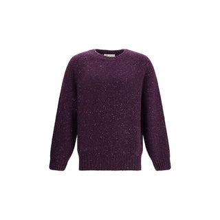 Brunello Cucinelli Purple Cashmere Sweatshirt
