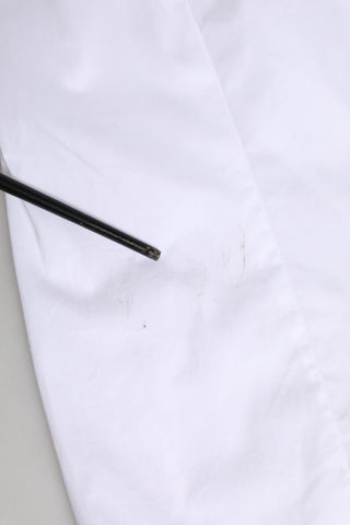 Dolce & Gabbana White Collared Long Sleeves Dress Shirt Top