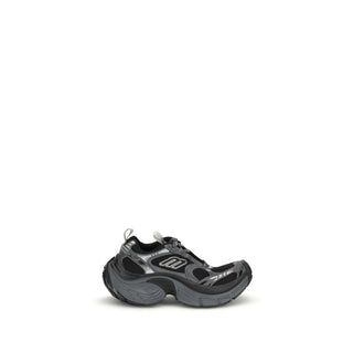 Balenciaga Black Polyethylene Athletic Sneakers