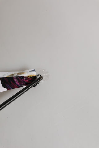 Dolce & Gabbana White Floral Print Halter Bikini Top Swimwear