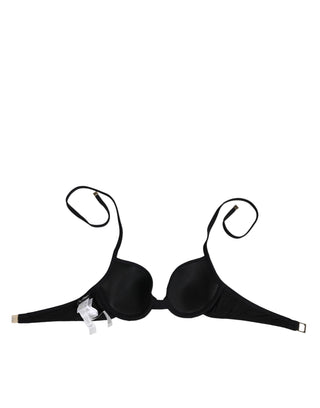 Dolce & Gabbana Black Underwire Push Up Balconette Bra Underwear
