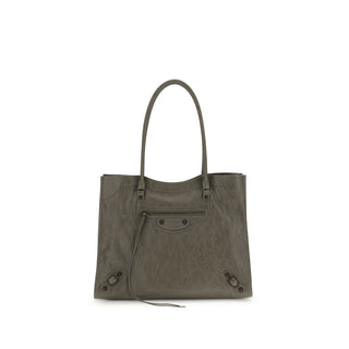 Balenciaga Green Lamb Ovis Aries Aries Shoulder Bag