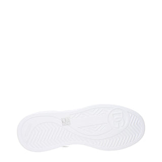 Dolce & Gabbana White Leather Low Top Sneakers