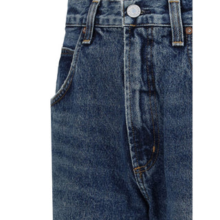 Agolde Blue Cotton Jeans Denim